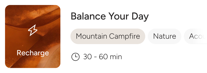 Recharge - Balance Your Day