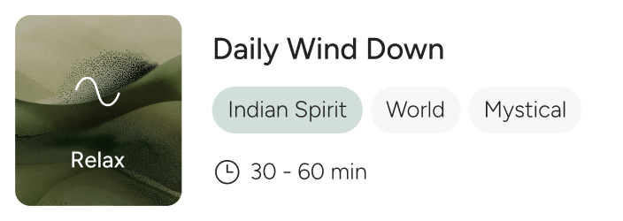 Relax - Daily Wind Down