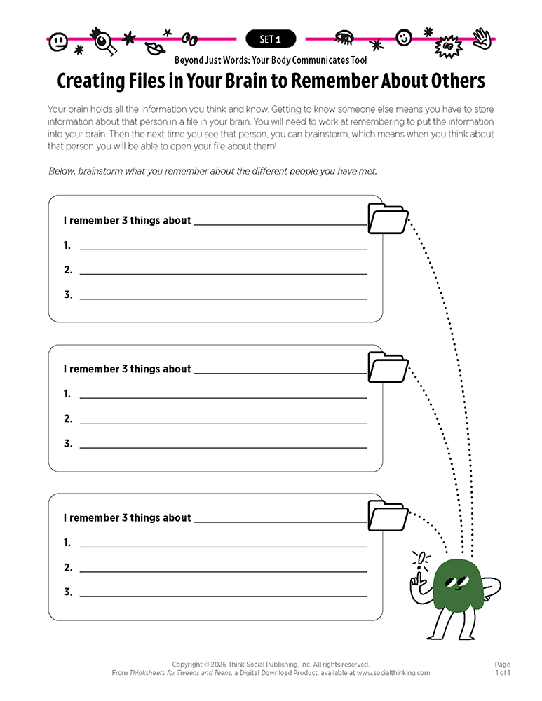 Thinksheets for Tweens & Teens Set 1 (Digital Download) – thumbnail 2