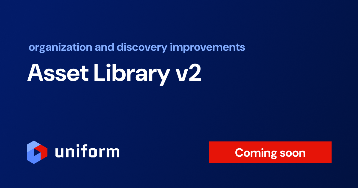 Asset Library v2