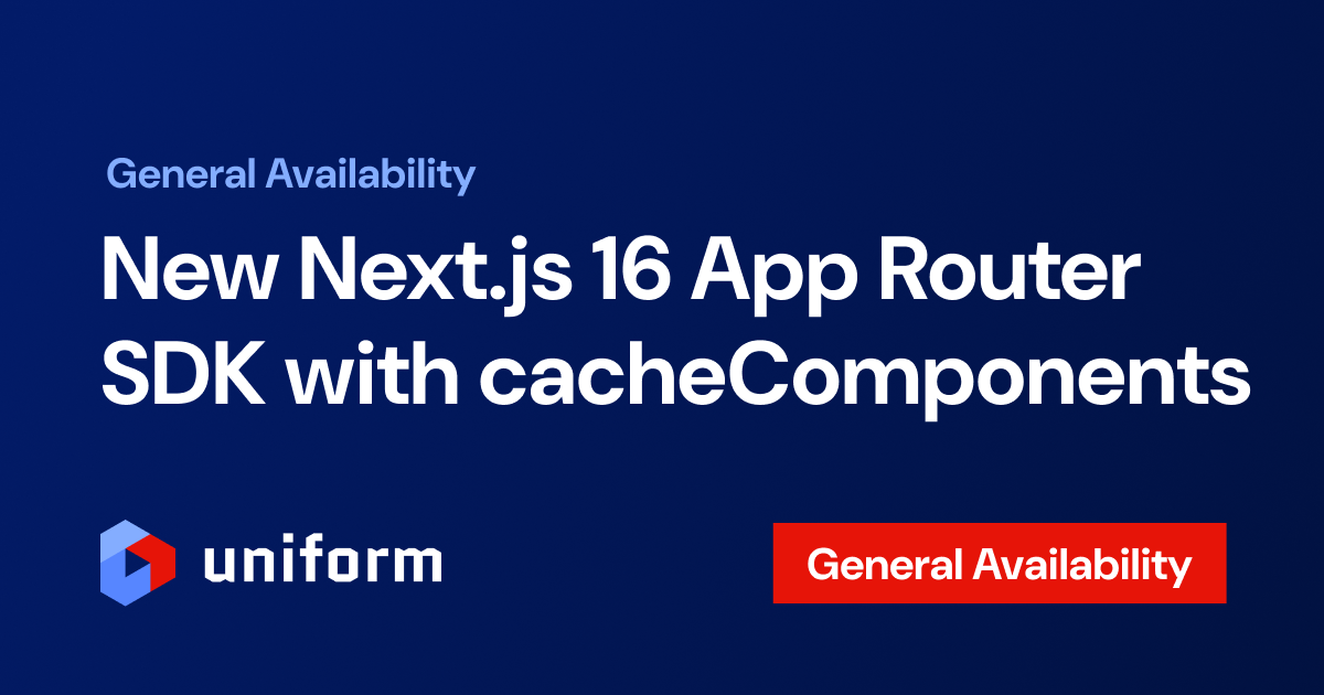New Next.js App Router SDK is GA