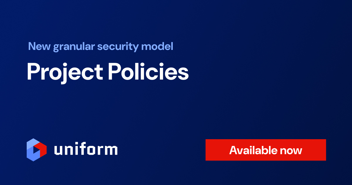 Project policies now available for granular access control