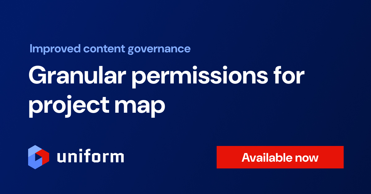 Granular permissions for project map