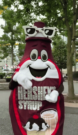hershey-characters-high-five.gif