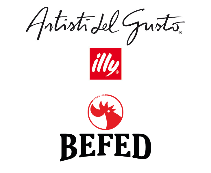 logo Artisti del Gusto illy + Befed