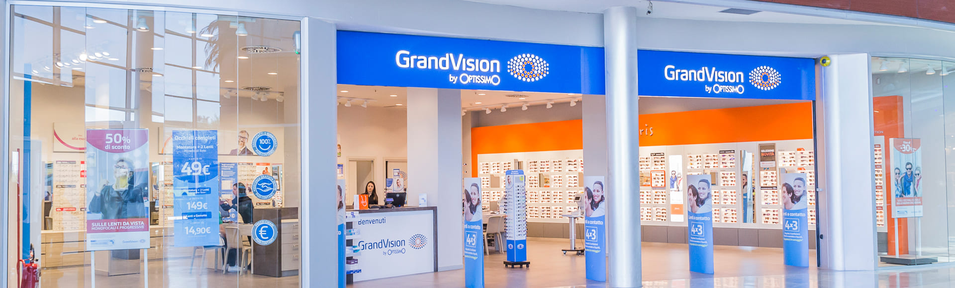 GrandVision by Optissimo al centro Campania Marcianise buoni sconto orari di apertura saldi