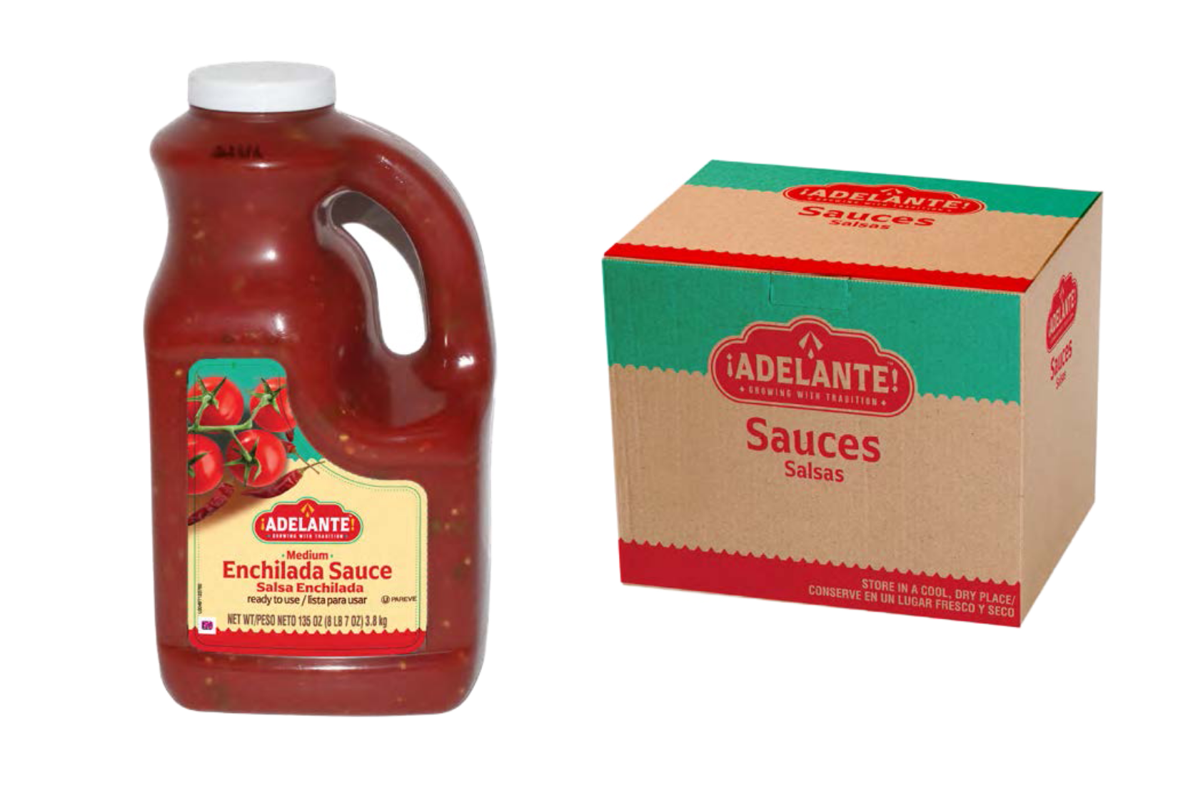 ¡Adelante!™ Salsas and Enchilada Sauce