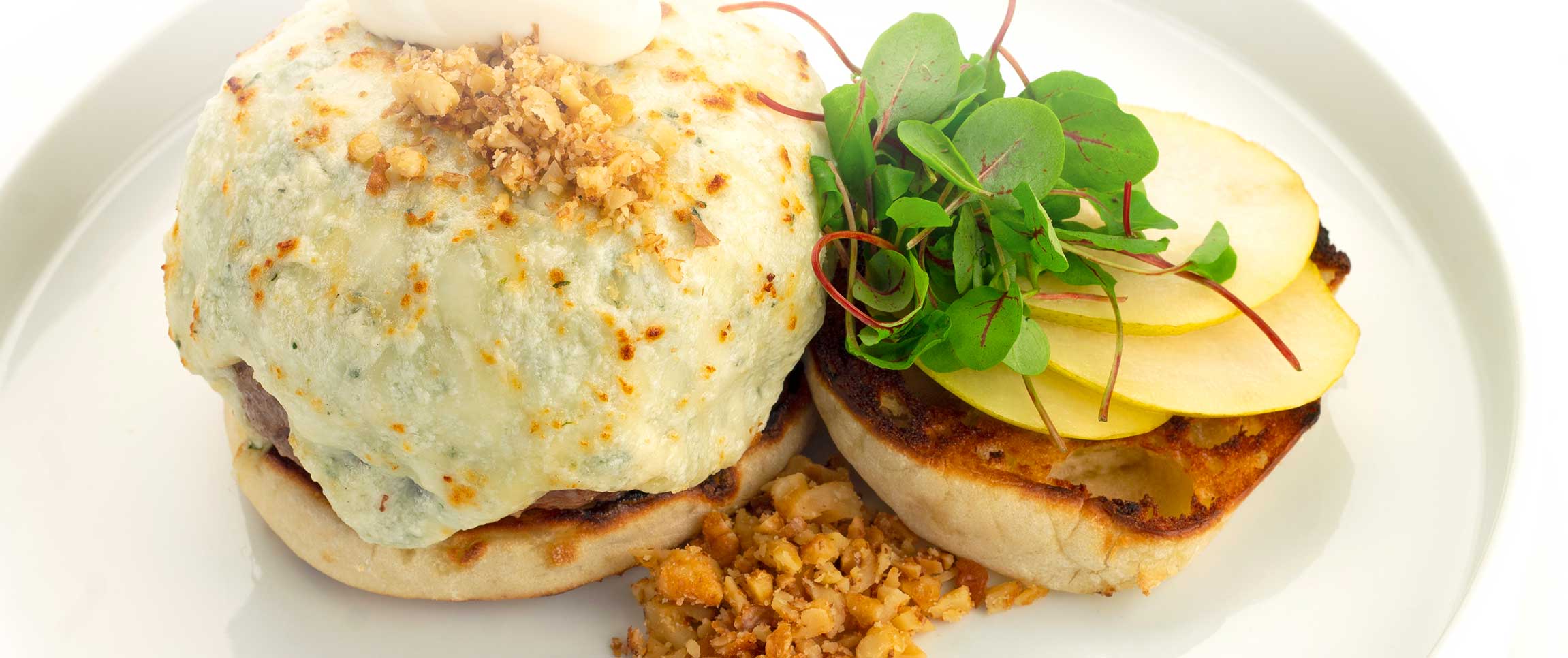 Hero - Full Width/performancefoodservice-Recipes-EnglishMuffinCheeseburger-HeroFull