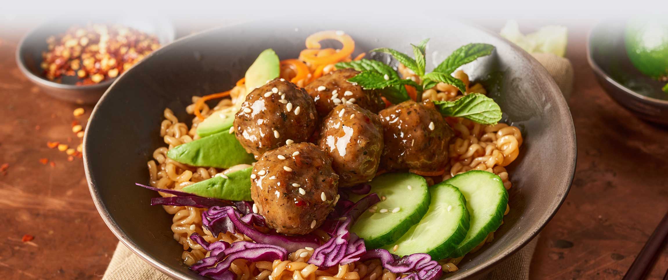 Hero - Full Width/performancefoodservice-recipes-AlbondigasNoodleBowl-herofull