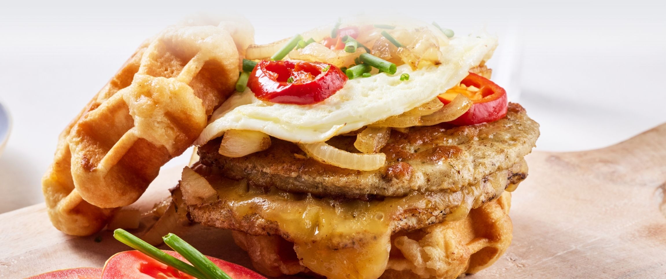 Hero - Full Width/performancefoodservice-Recipes-Waffle_Burger_Sliders-herofull