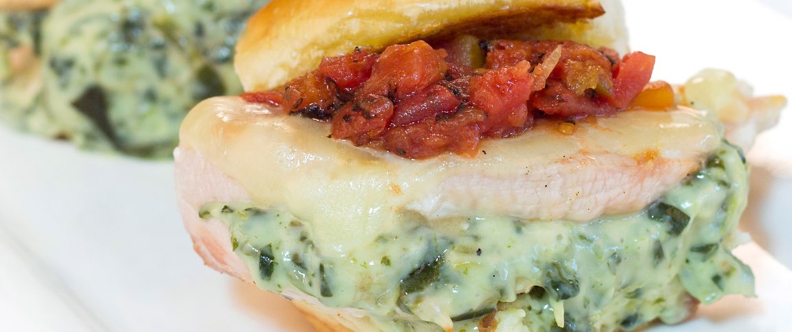 Hero - Full Width/performancefoodservice-Recipes-ARTICHOKEDIP_CHICKN_SLIDERS-heroFull