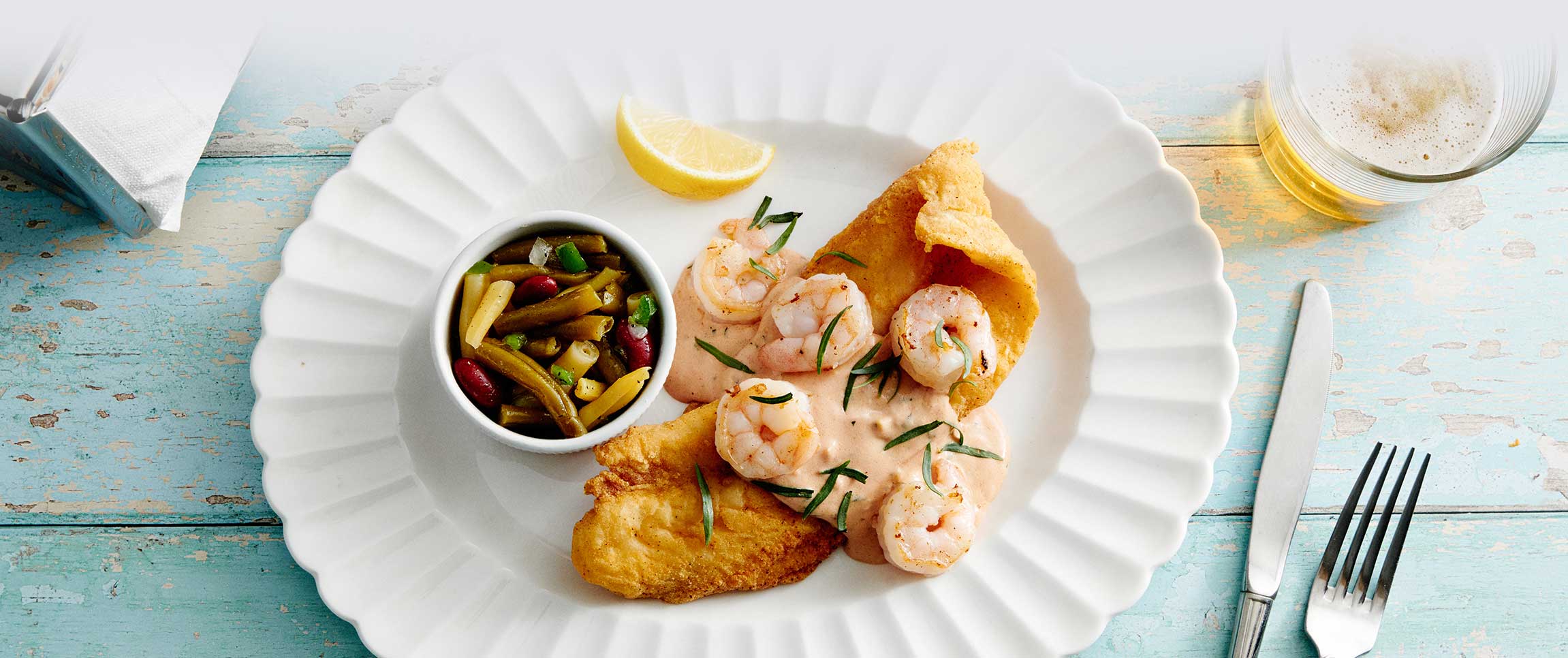 Hero - Full Width/performancefoodservice-DISHrecipes-CrispyFishWShrimpLobsterCream-herofull