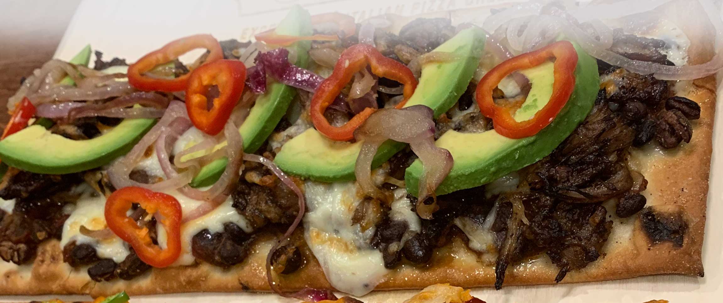 Hero - Full Width/performancefoodservice-Recipe-SmokedPorkTortaStyleFlatbread-HeroFull