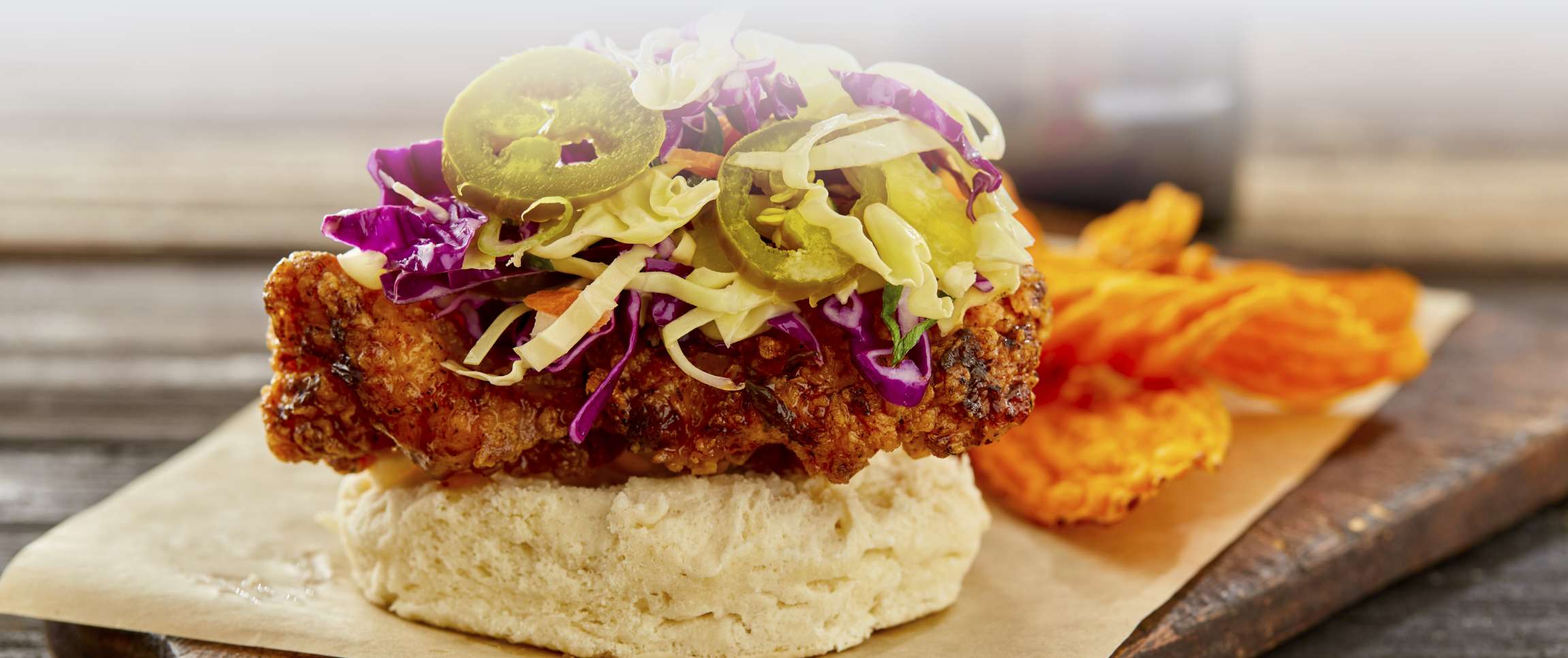 Hero - Full Width/Performancefoodservice-Recipes-Jerk_Fried_Chicken_Biscuits-herofull