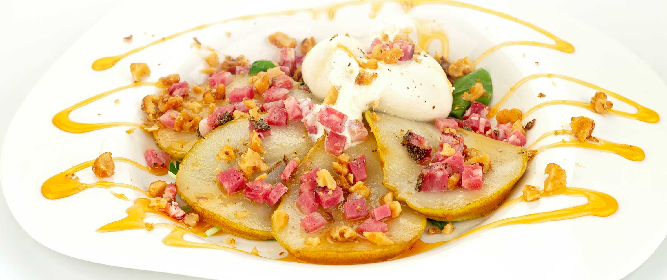 Hero - Full Width/performancefoodservice-Recipes-HotHoneyPearBurrata-HeroFull