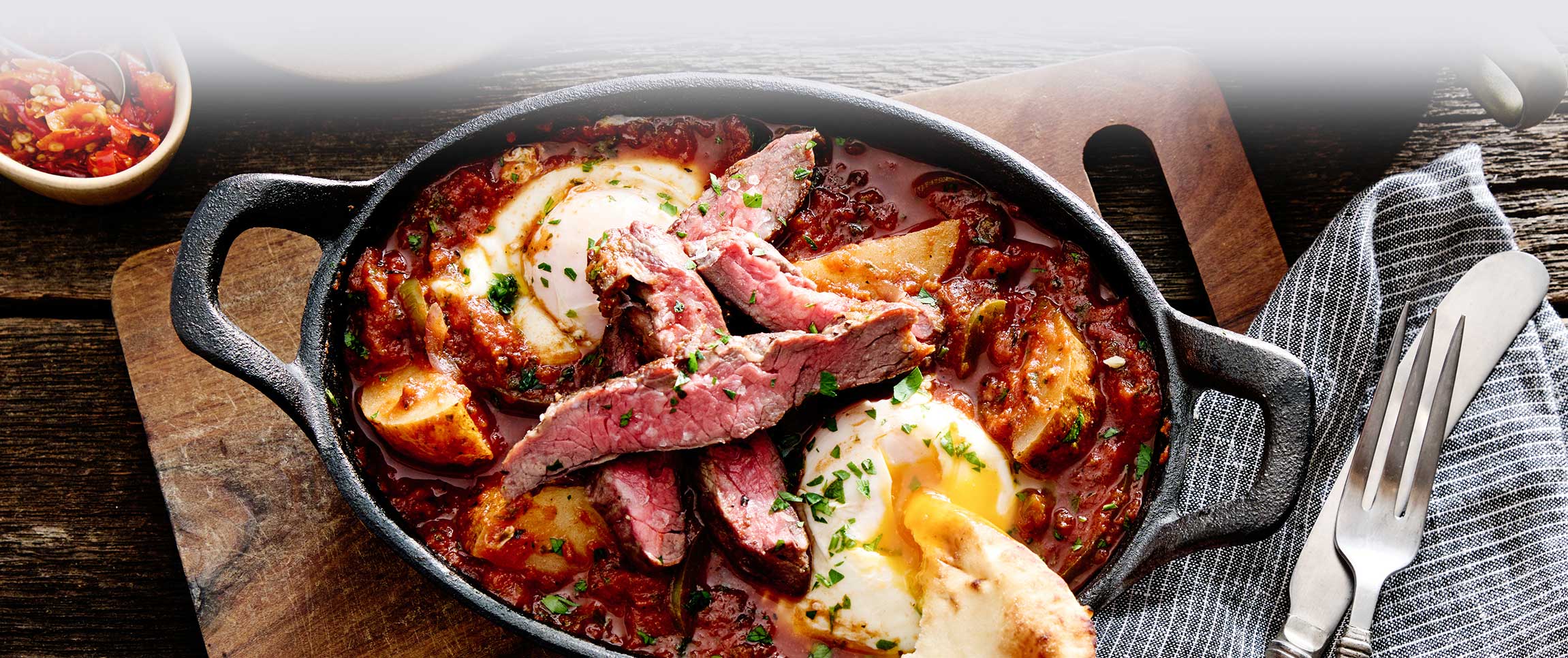 Hero - Full Width/performancefoodservice-DISHRecipes-FireGrilledSkirtShakshuka-herofull