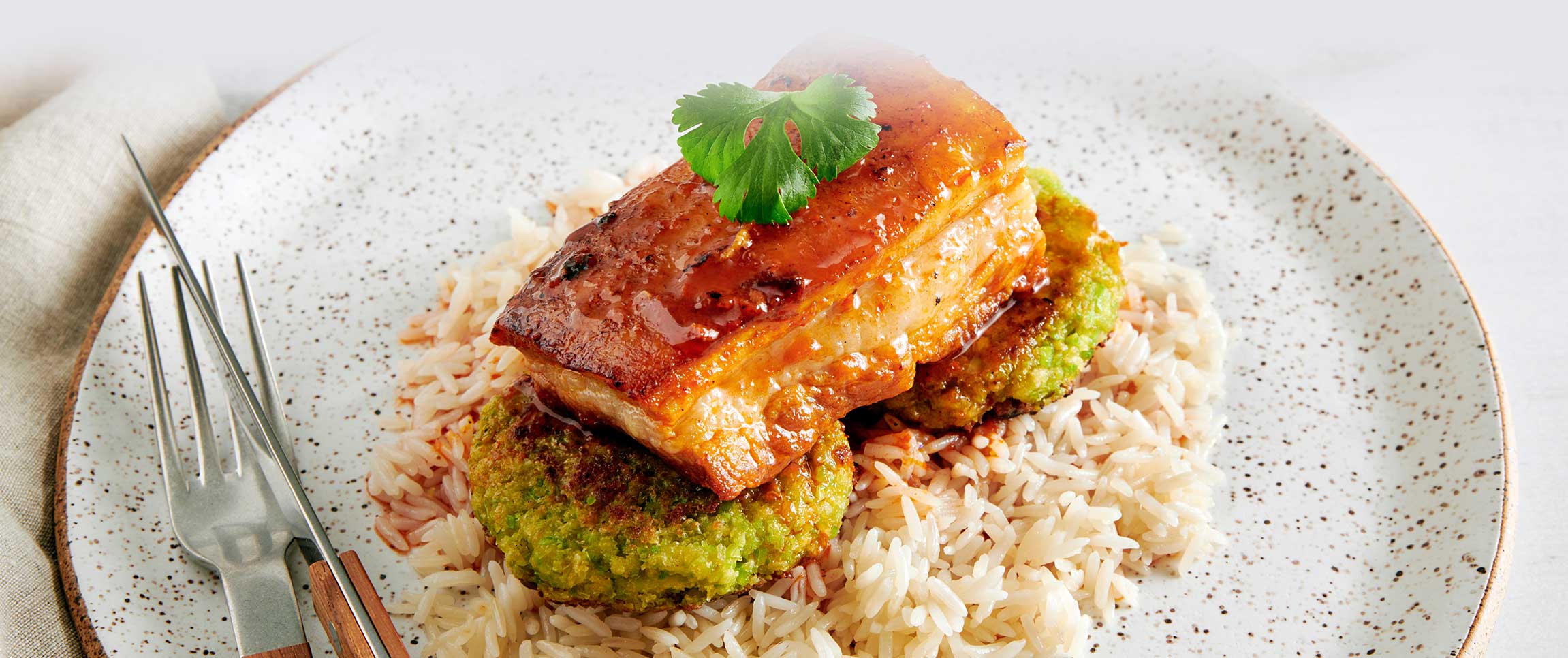Hero - Full Width/performancefoodservice-DISHRecipes-PorkBellyEdamameCakes-herofull