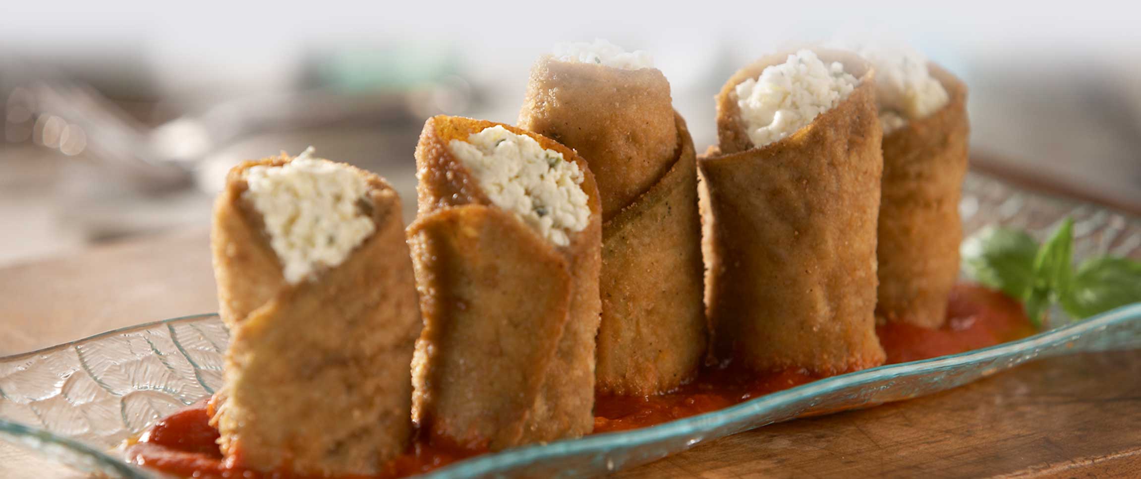 Hero - Full Width/Performancefoodservice-Recipes-Eggplant_Towers-HeroFull