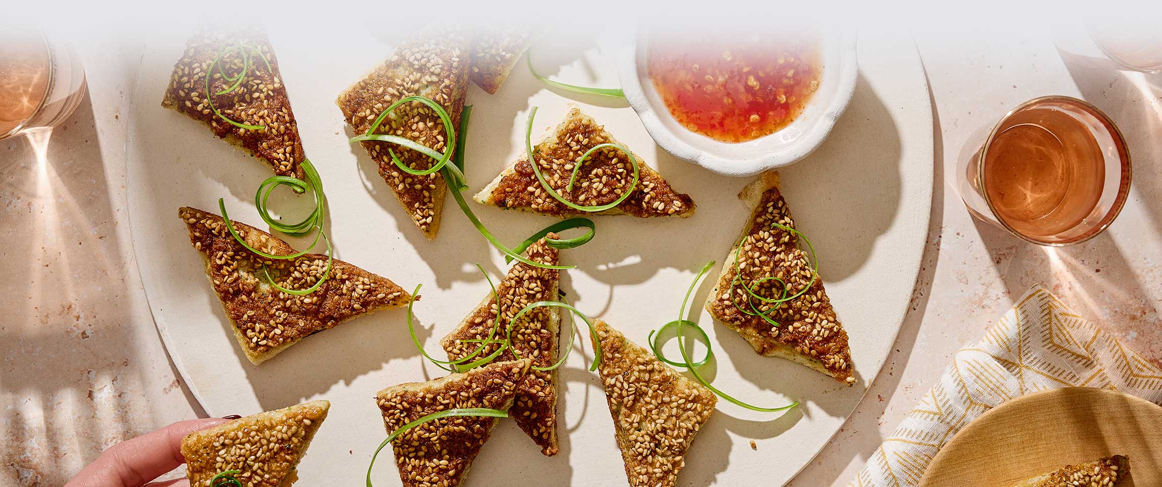 Hero - Full Width/Performancefoodservice-DISHRecipes-Boom_Boom_Shrimp_Toast-herofull