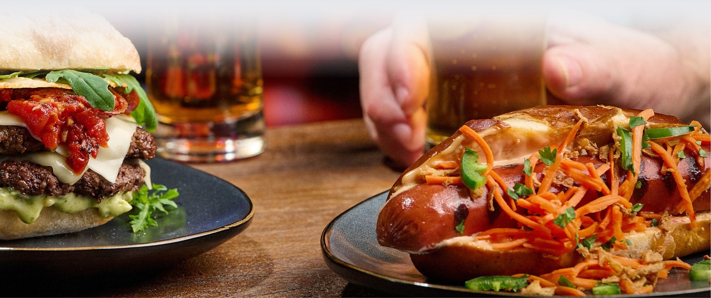 Hero - Full Width/performancefoodservice-DISHRecipes-Saigon_Street_Dog-HeroFull