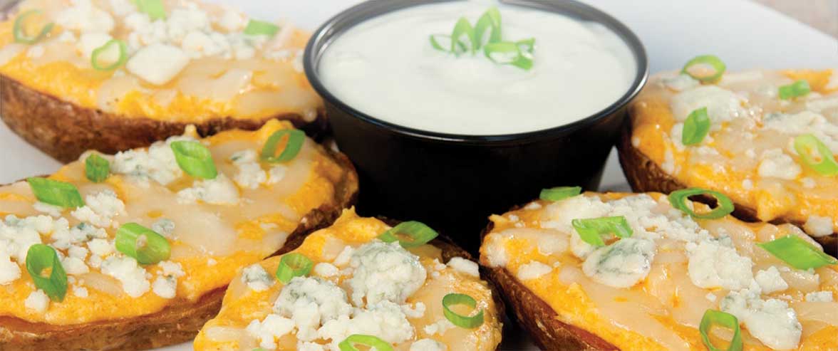 Hero - Full Width/performancefoodservice-Recipes-BuffaloChickenSkins-heroFull