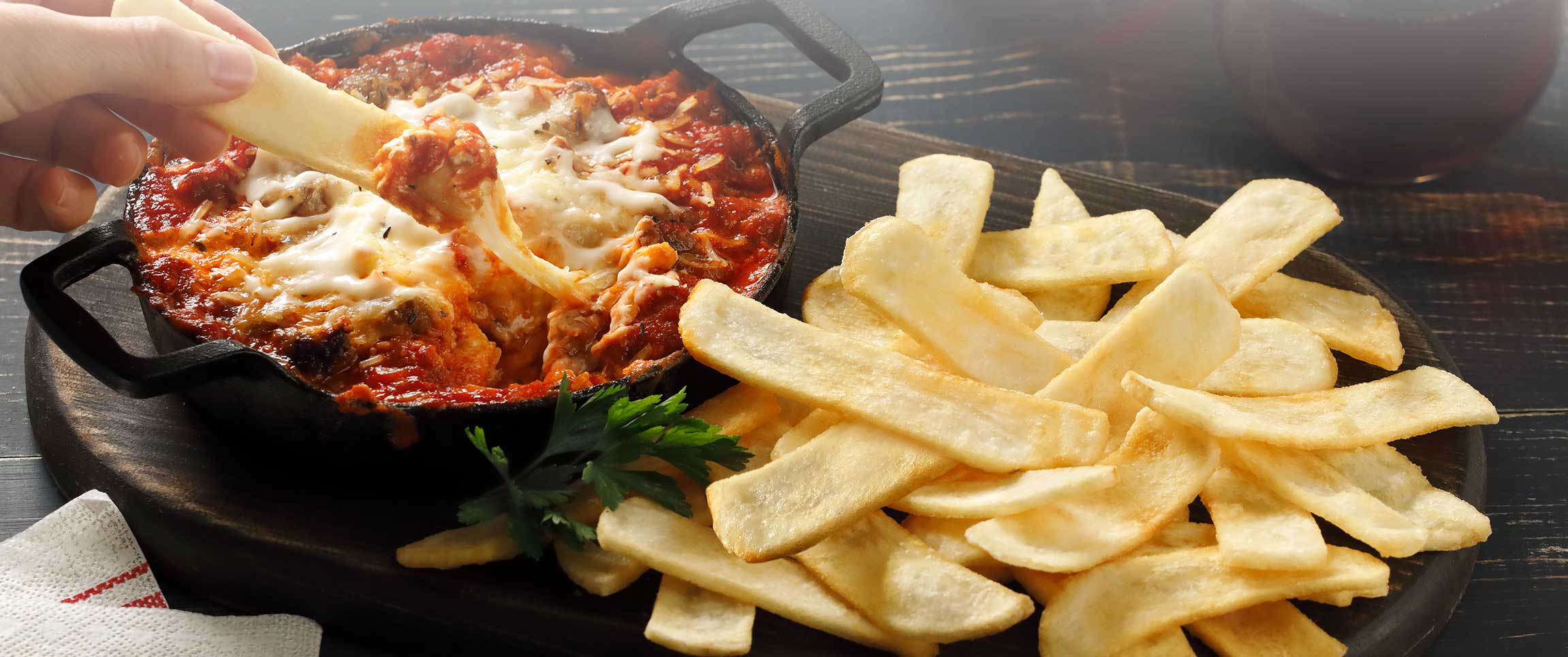 Hero - Full Width/performancefoodservice-Recipes-LasagnaFries-HeroFull