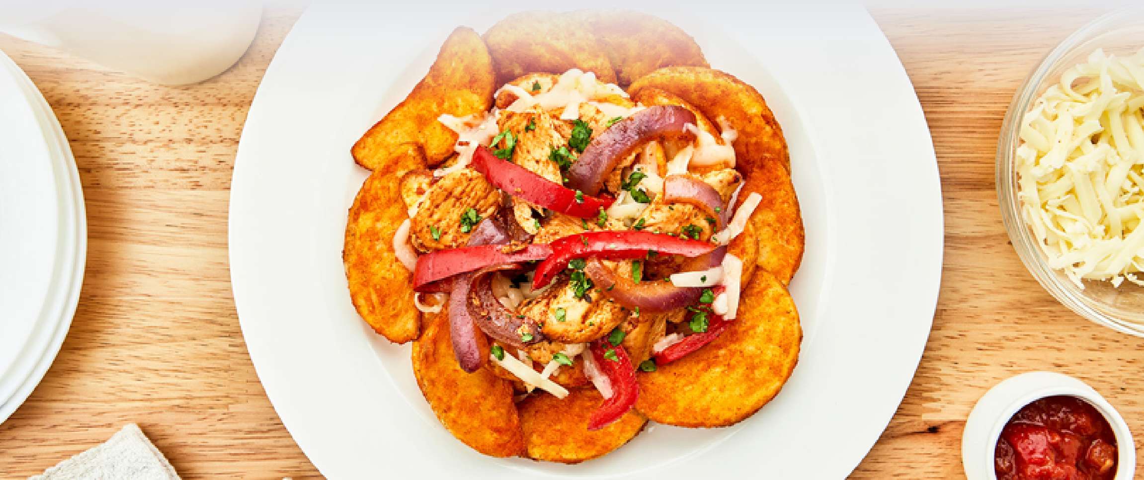 Hero - Full Width/performancefoodservice-Recipes-Chicken_Fajita_Wedges-heroFull