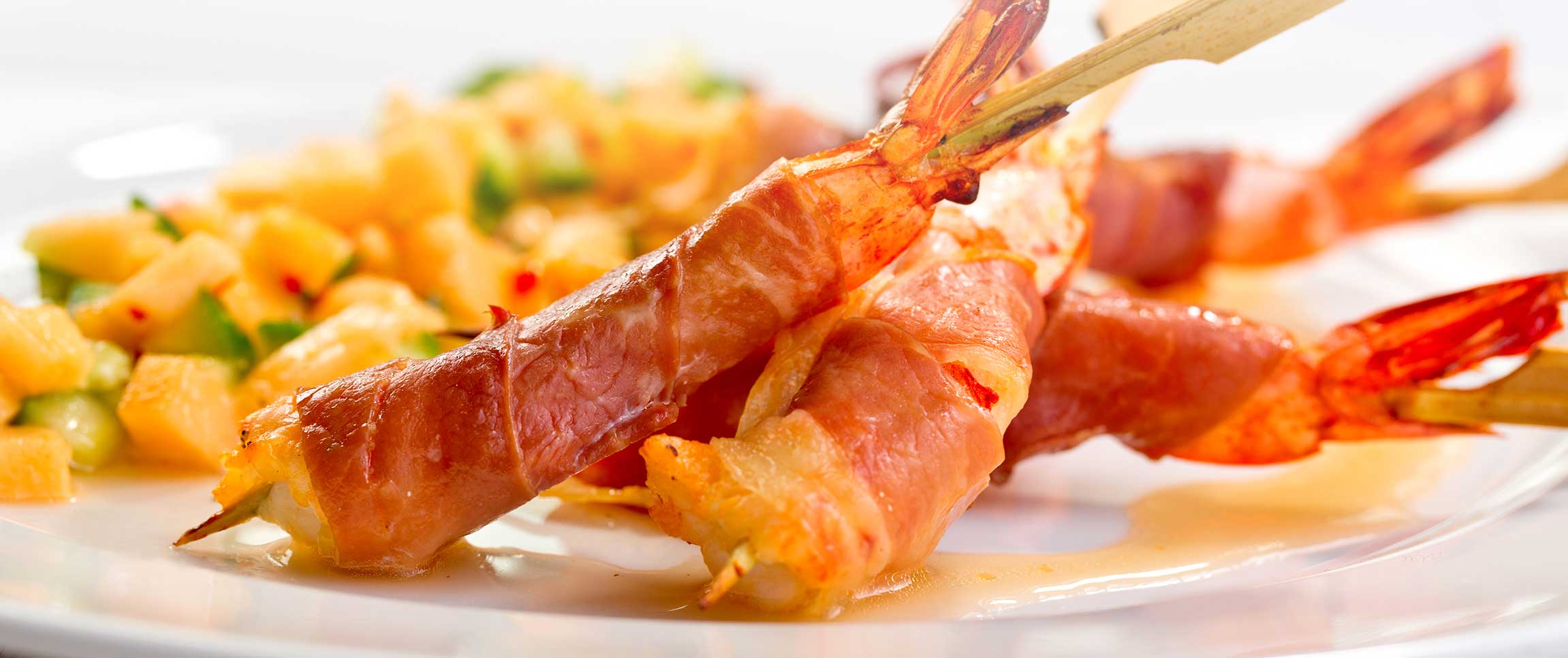 Hero - Full Width/performancefoodservice-Recipes-ProsciuttoWrappedShrimp-HeroFull