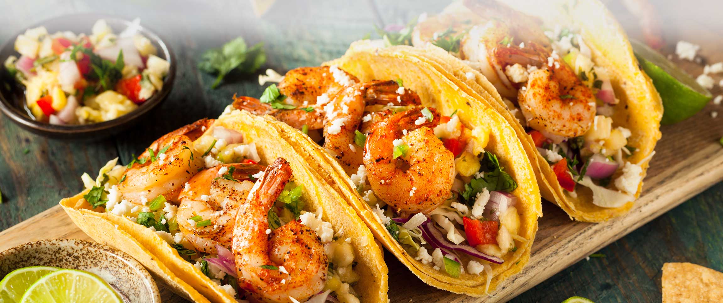 Hero - Full Width/performancefoodservice-Recipe-BuffaloShrimpTacos-herofull