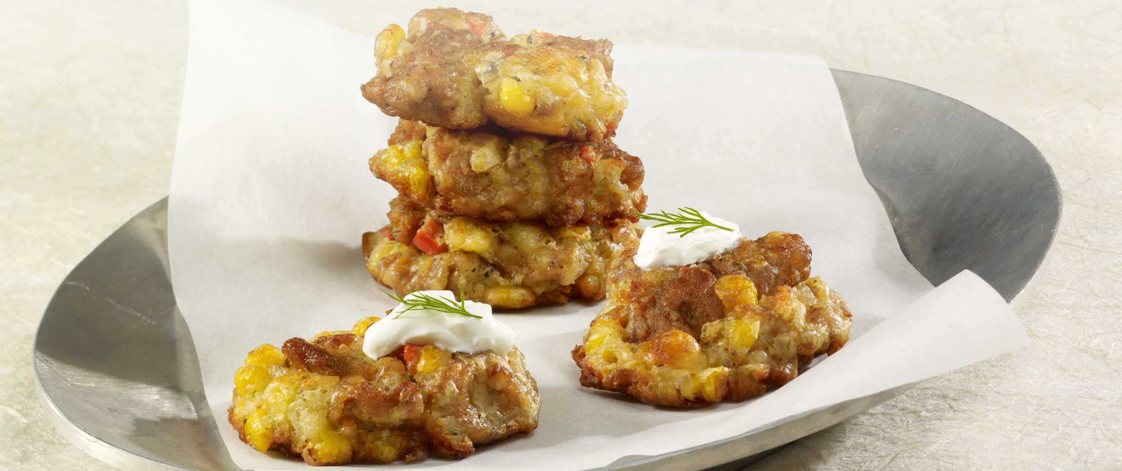 Hero - Full Width/performancefoodservice-Recipes-CornSausageFritter-heroFull