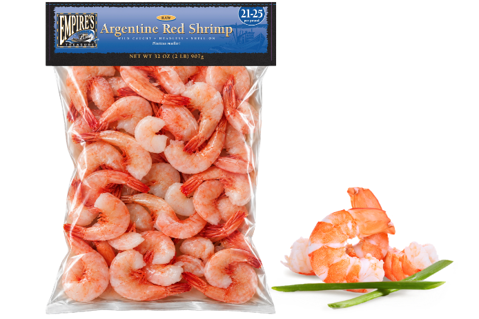 Empire's Treasure Wild-Caught Argentine Red Shrimp
