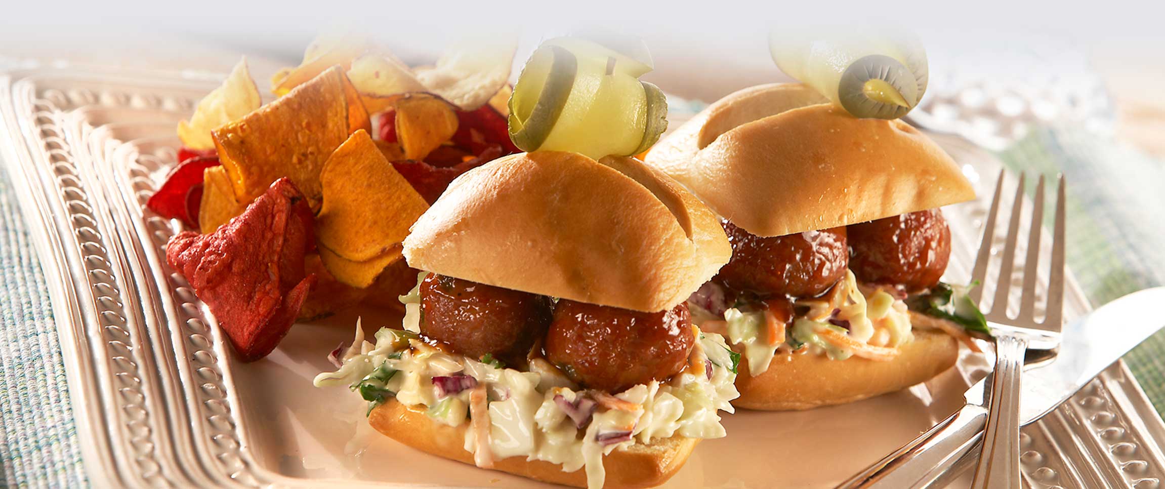 Hero - Full Width/performancefoodservice-Recipes-Pineapple-Chorizo-Meatball-Slider-herofull