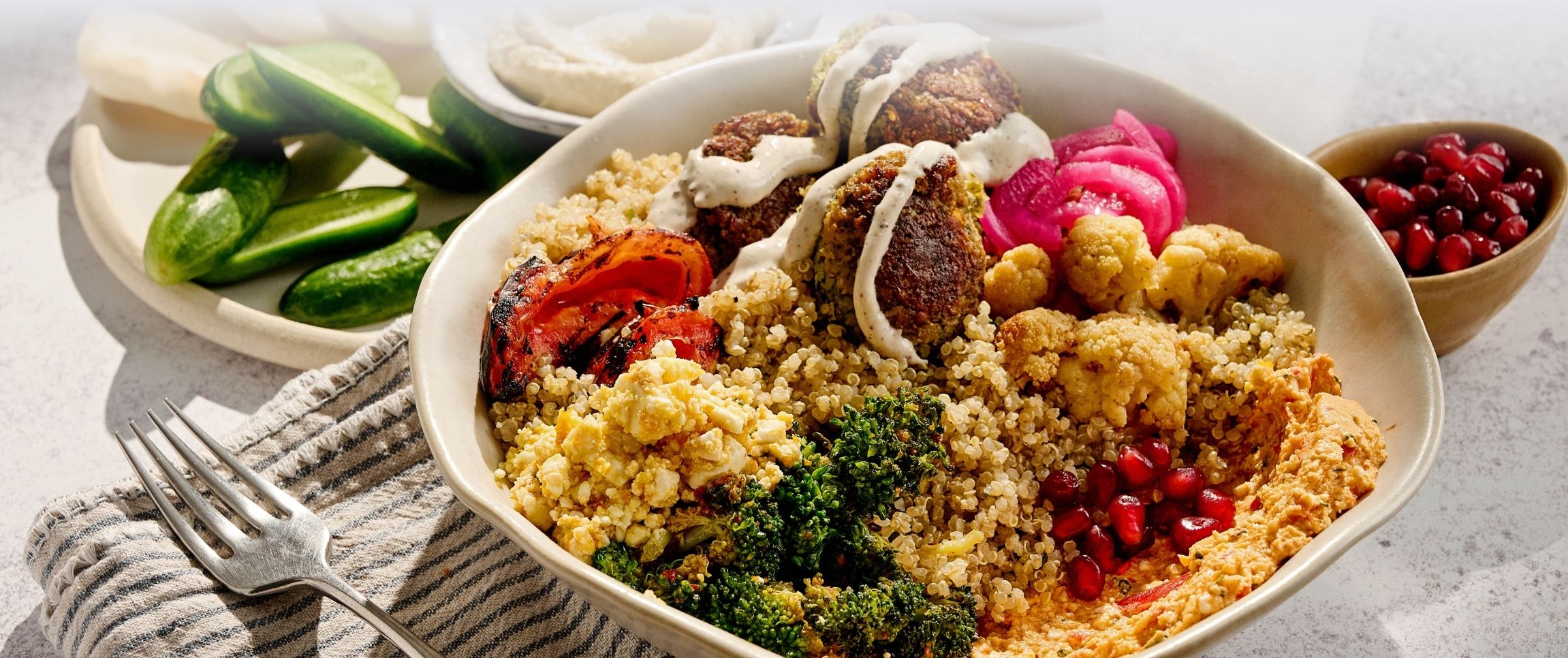 Hero - Full Width/performancefoodservice-DISHRecipes-Mediterranean_Grain_Bowl-herofull