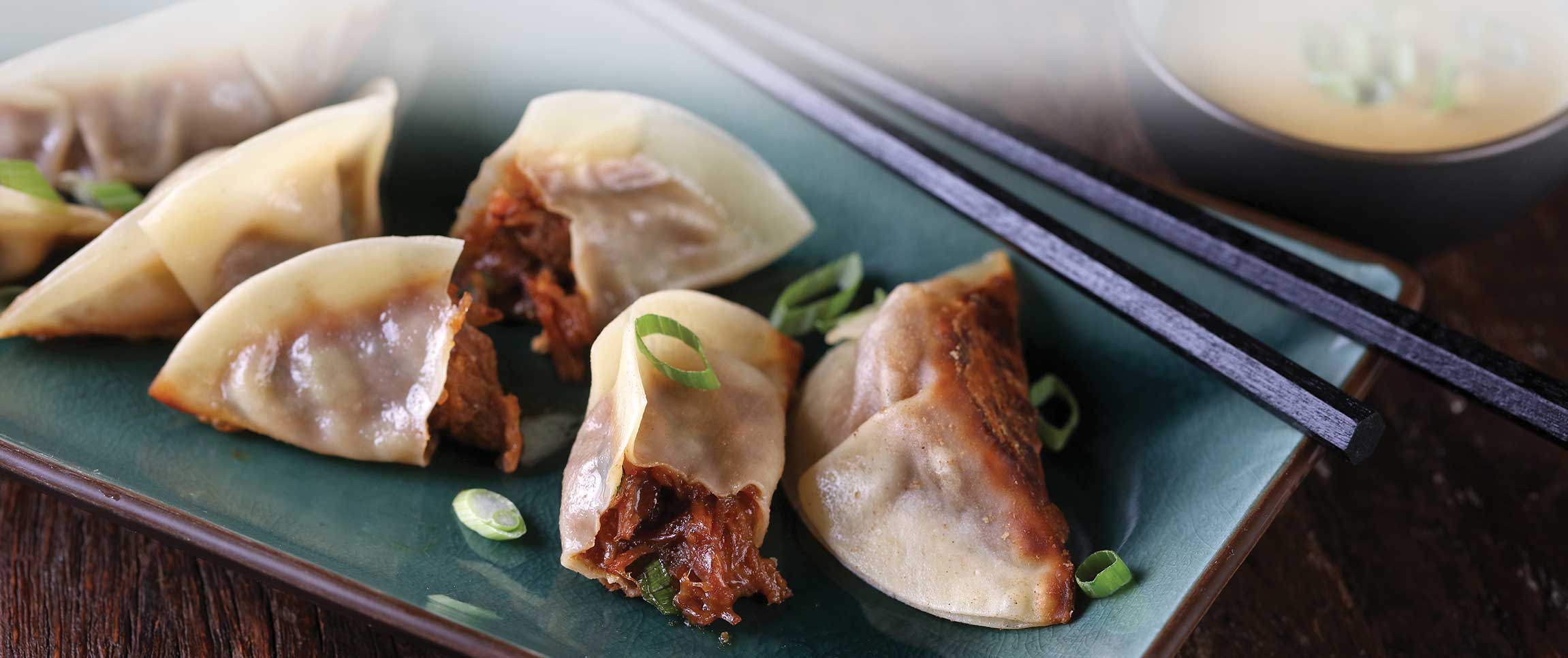 Hero - Full Width/Performancefoodservice-recipe-MongolianBeefDumplings-herofull