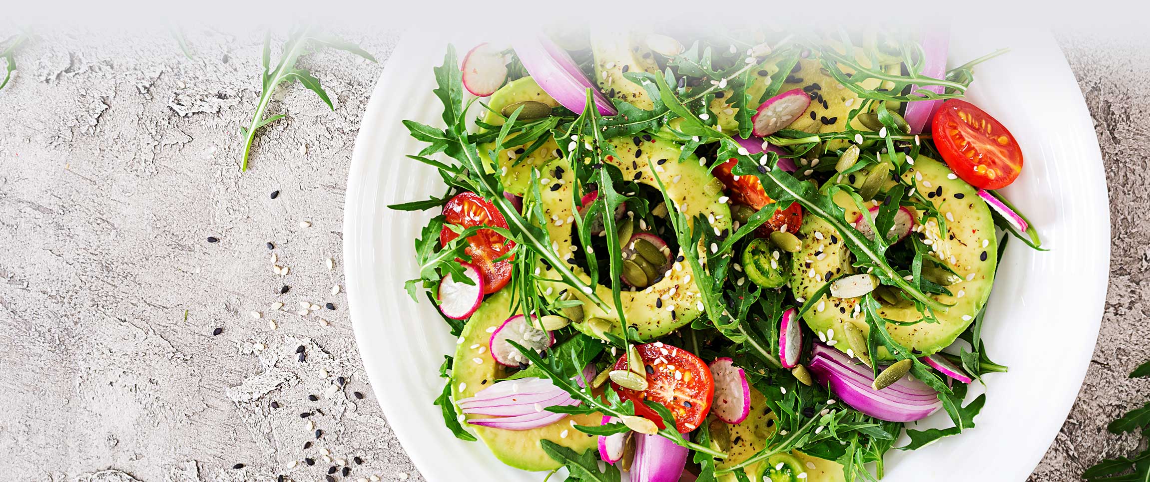 Hero - Full Width/performancefoodservicerecipesArugulaAvocadoSaladherofull