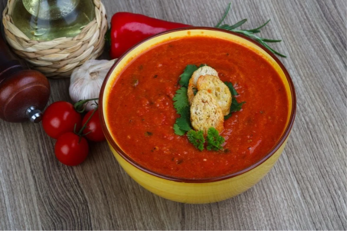 Fire Roasted Tomato Gazpacho