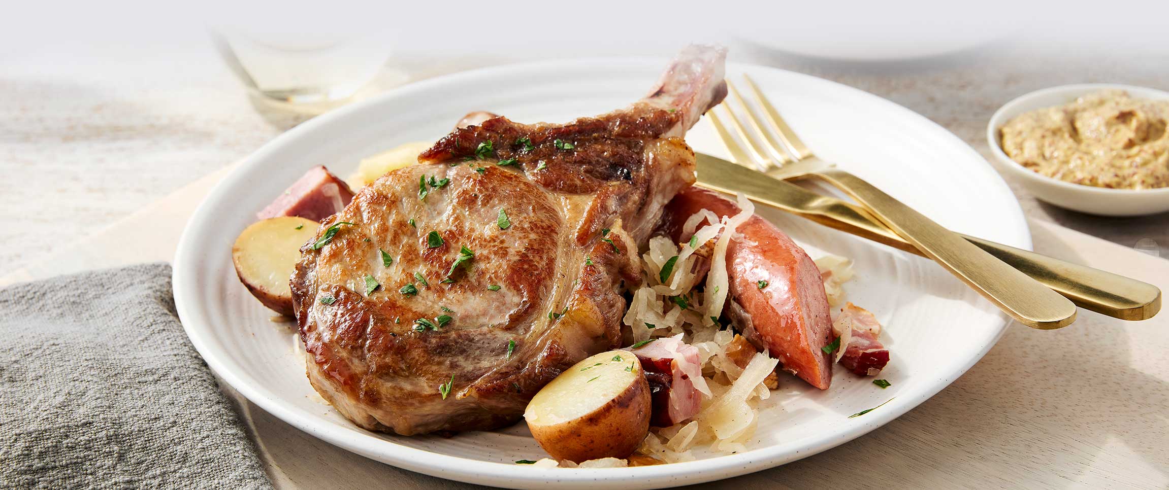 Hero - Full Width/performancefoodservice-DishRecipes-PorkChopChoucroute-HeroFull