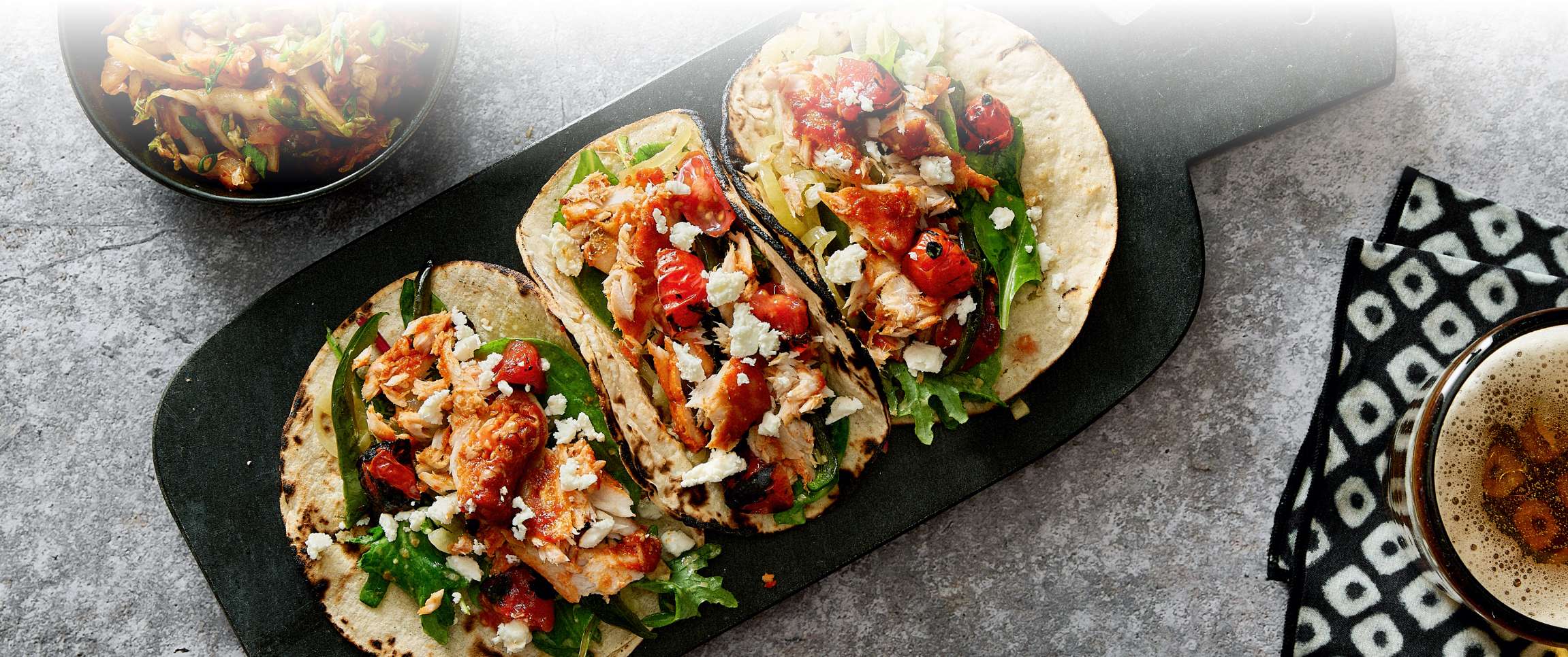Hero - Full Width/Performancefoodservice-DISHRecipes-GochujangSmokedMahi-MahiTaco-herofull