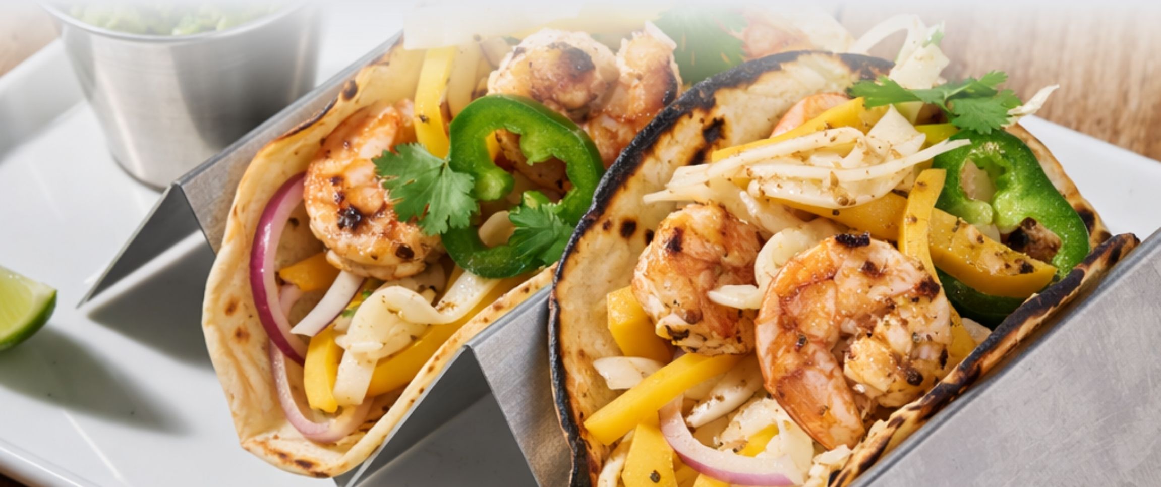 Hero - Full Width/performancefoodservice-Recipes-Mojito_Lime_Shrimp_Tacos-herofull
