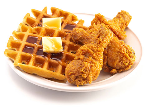 chicken and waffles