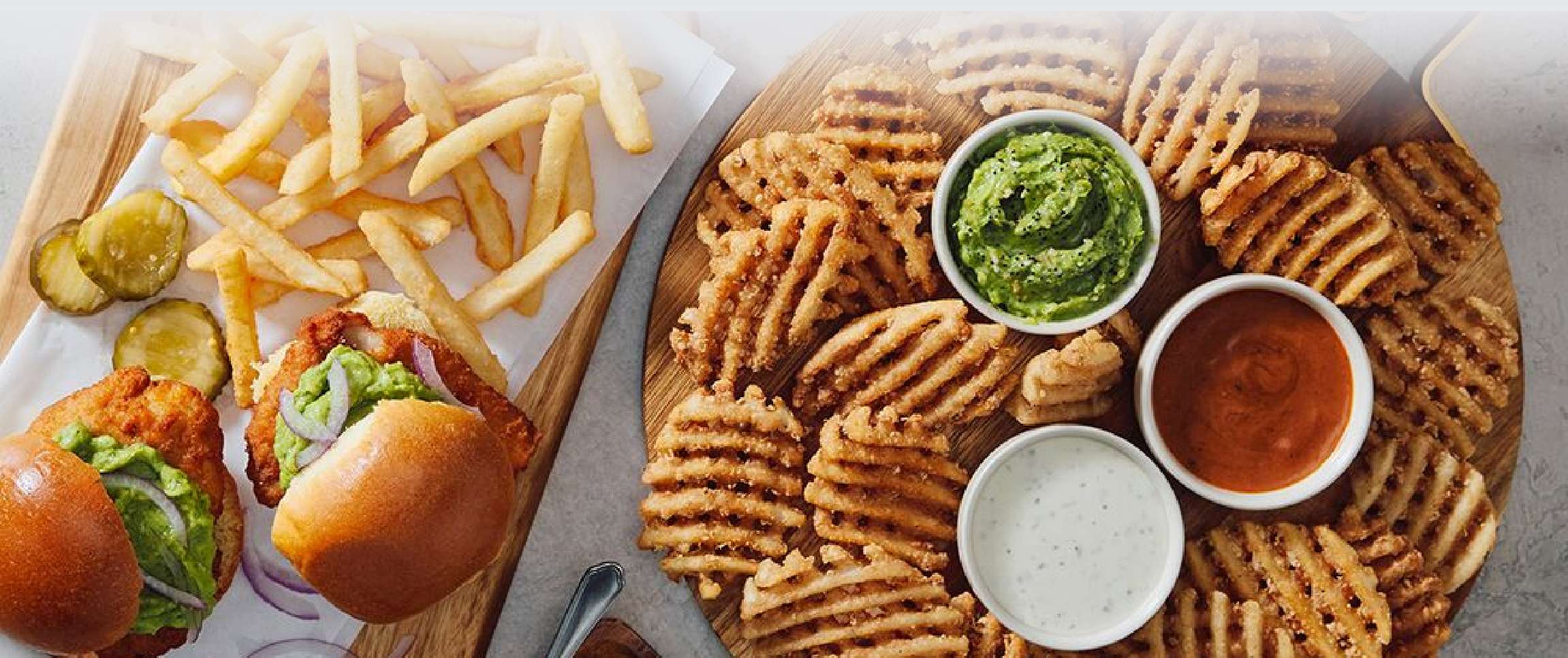 Hero - Full Width/Performancefoodservice-Recipes-Avocado_French_Fry_Grazing_Table-herofull