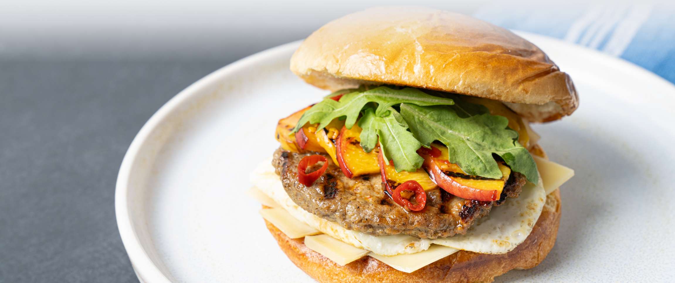 Hero - Full Width/performancefoodservice-Recipes-Sausage_Breakfast_Sandwich-heroFull