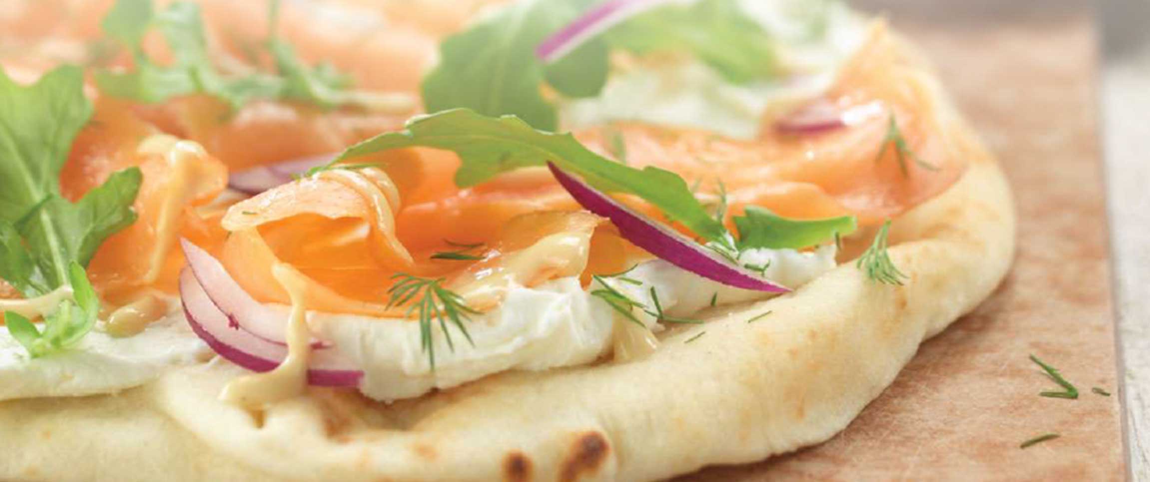 Hero - Full Width/performancefoodservice-Recipes-SmokedSalmonArugulaFlatbread-HeroFull