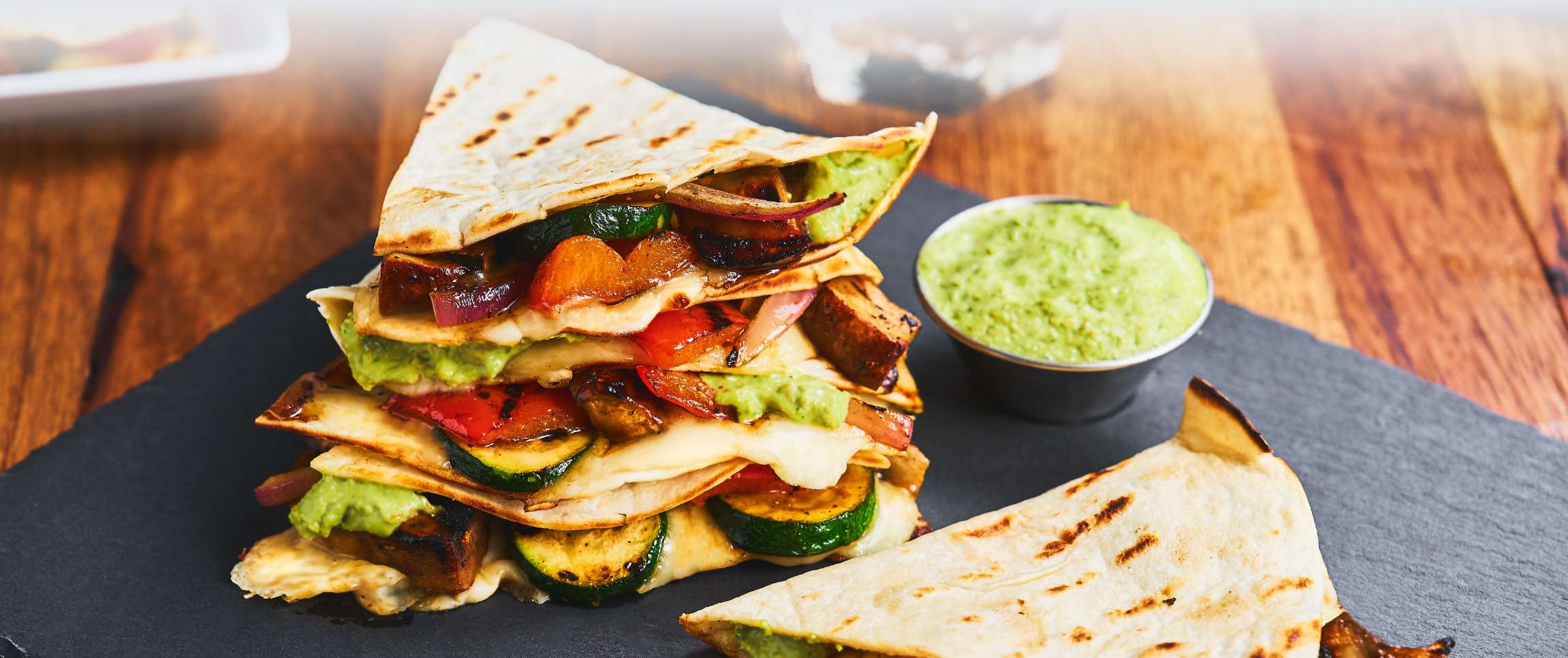 Hero - Full Width/Performancefoodservice-Recipes-Grilled_Veggie_Quesadilla-herofull