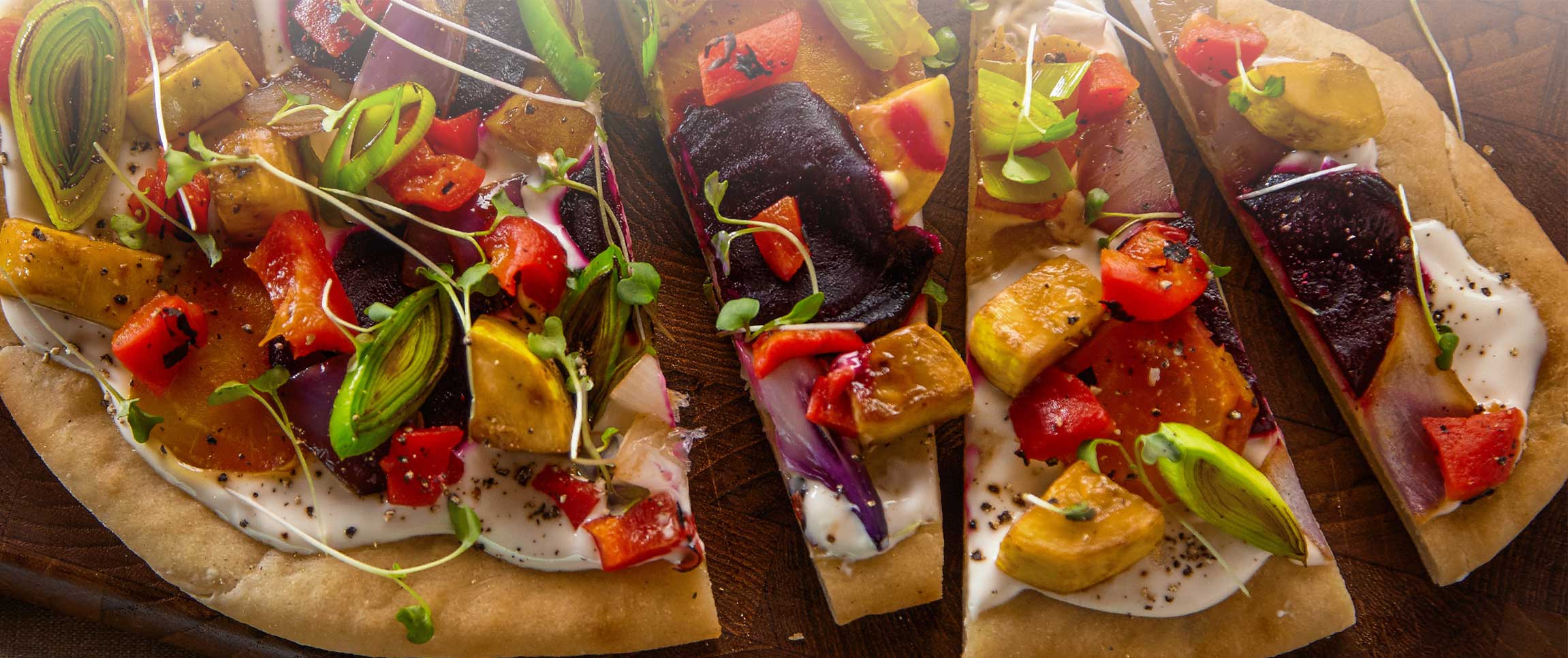 Hero - Full Width/performancefoodservice-Recipe-RoastedVegetableFlatbread-HeroFull