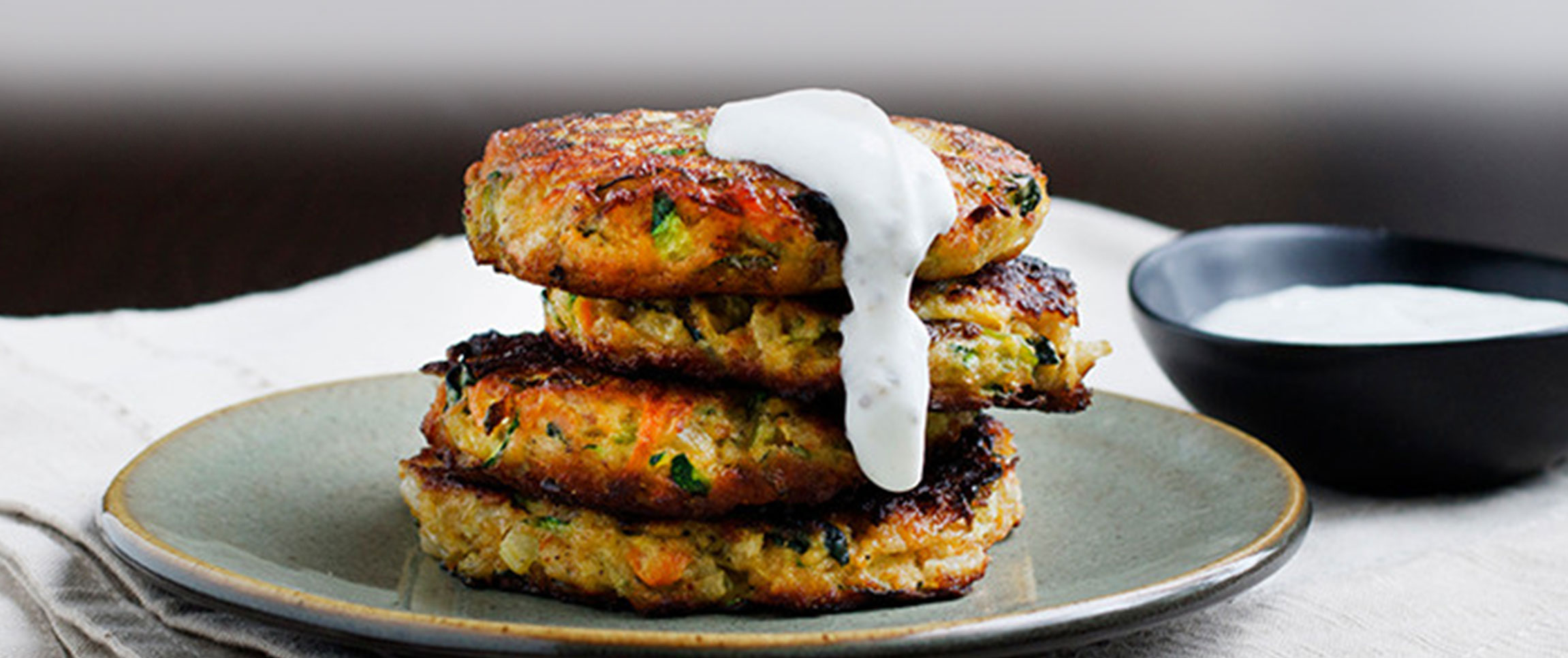Hero - Full Width/performancefoodservice-Recipe-VegetablePancakes-HeroFull