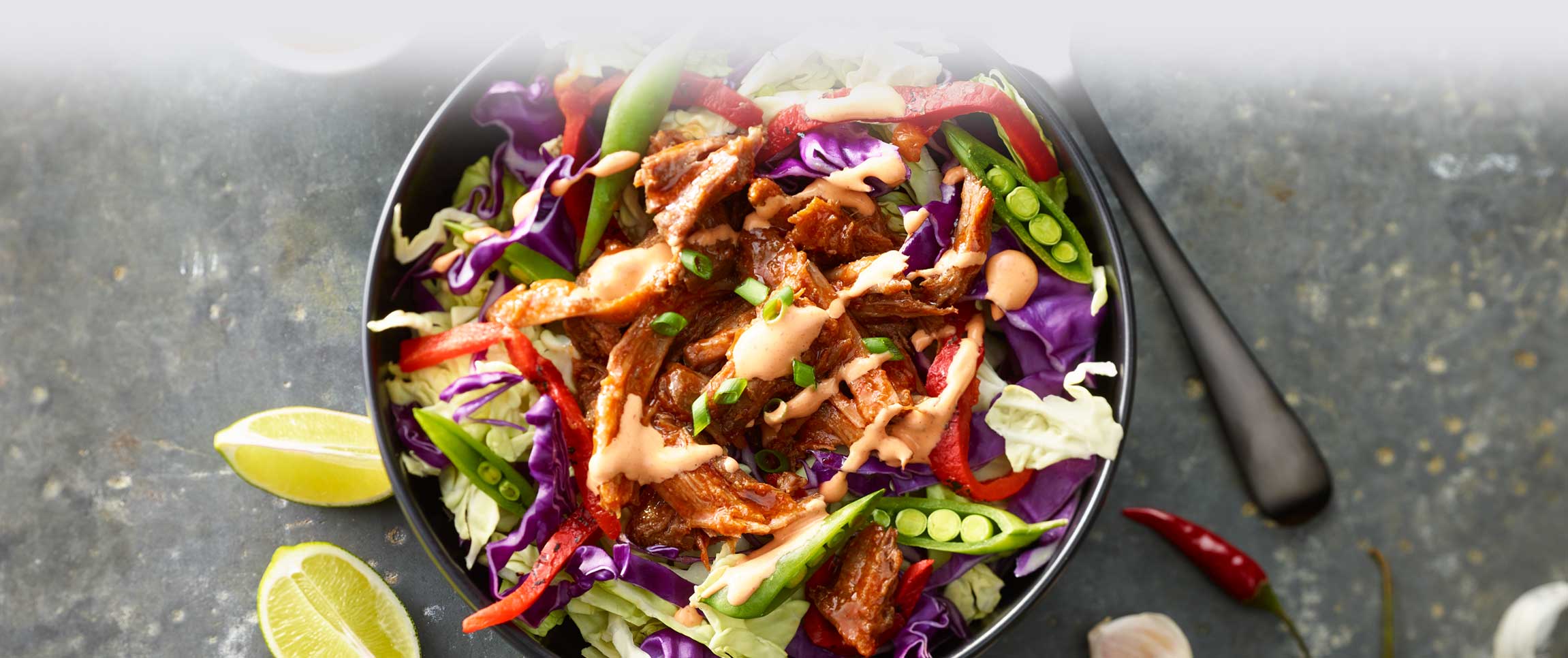 Hero - Full Width/performancefoodservice-Recipes-sriracha_beef_cabbage_bowl-herofull