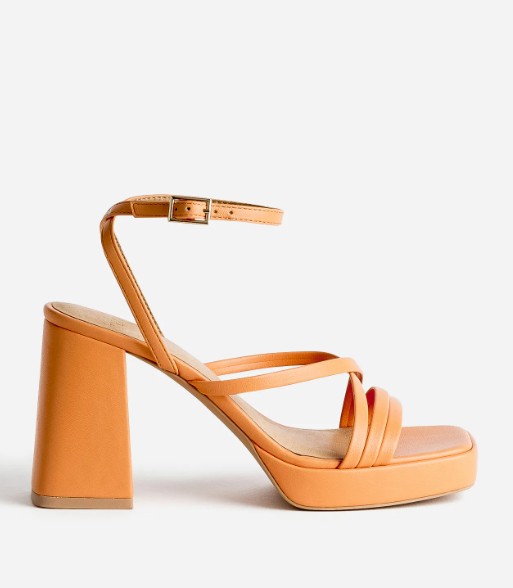 Beaulieu/eram sandale texto  talon flare