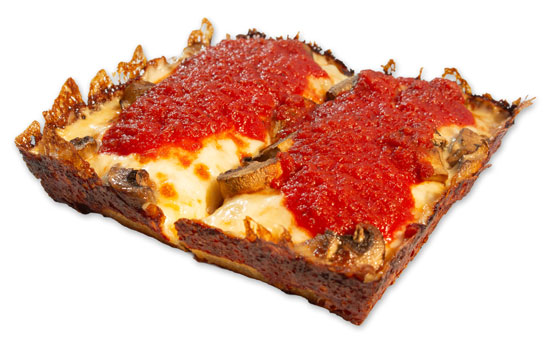 Detroit-style pizza