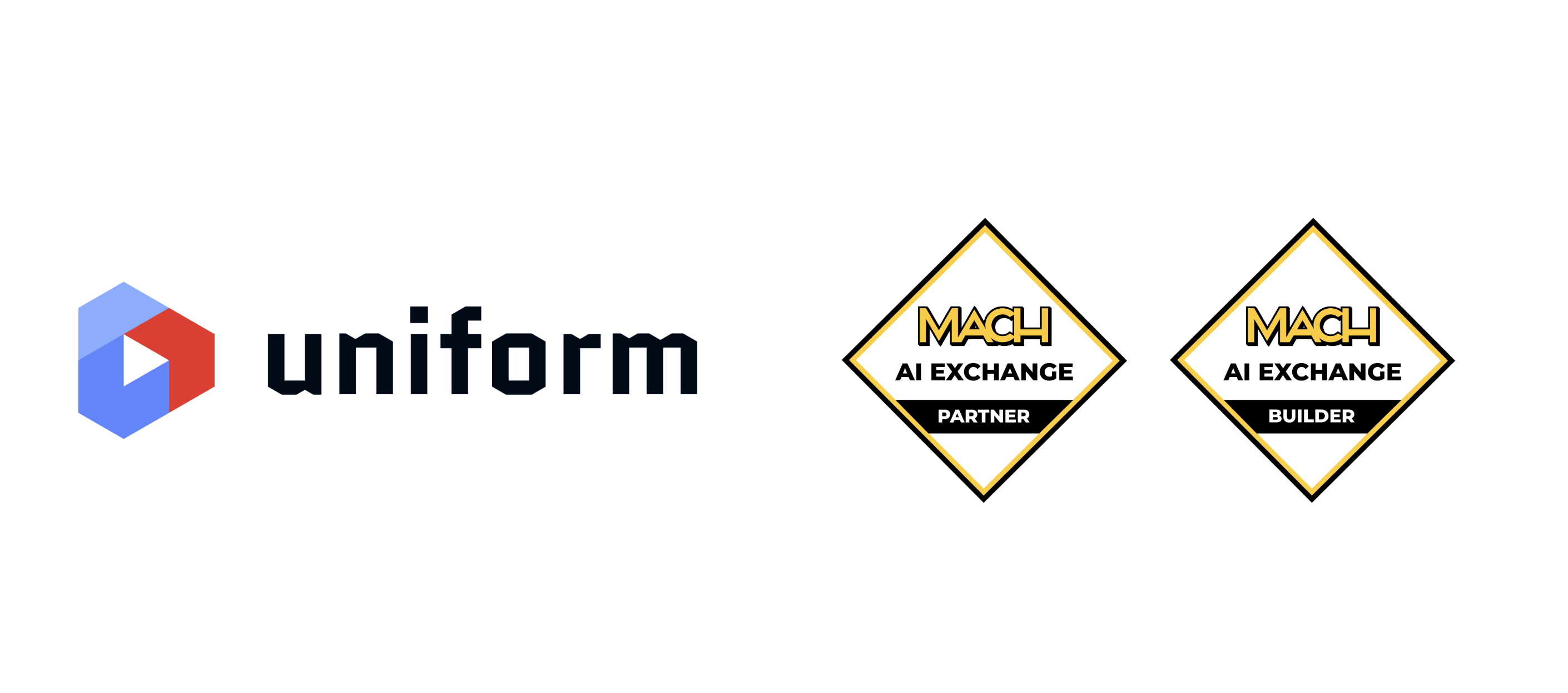 Uniform Awarded MACH AI Exchange Partner and Builder accreditations.